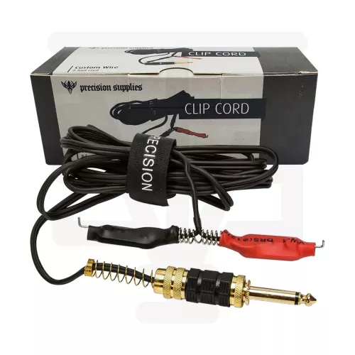 Precision - Clip Cord 8 foot Cord with 1/4 inch Phono Tip