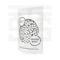 White Rhino - Diffuser Beads With Strain And Storage Bag - White