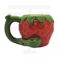 Fashion Craft - Ceramic Hand Pipe Mug Strawberry