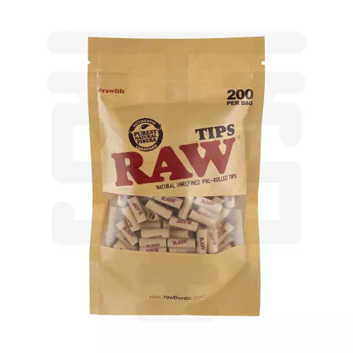 RAW - Pre-rolled Filter Tips 200/Bag