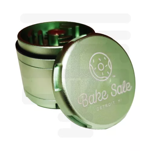Bake Sale - 75mm Aircraft Aluminum Grinder Green Frosted