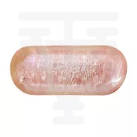 YB Norml - Clam Shell Pink Rolling Tray Lucite