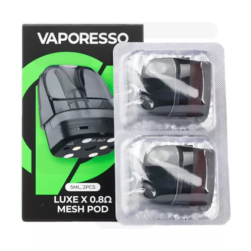 Vaporesso - Luxe X Replacement Pod - Mesh 0.8 Ohms