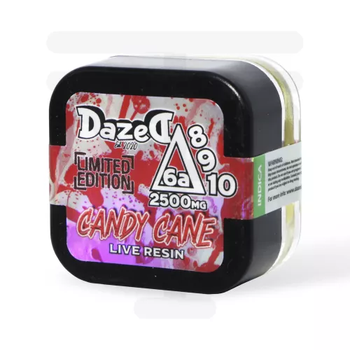 DazeD 8 - Dabs Live Resin 2.5G - Candy Cane
