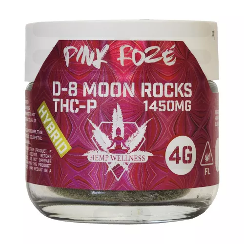 Hemp Wellness - D8+THC-P Moonrocks Flower 4G - Pink Rose - Hybrid