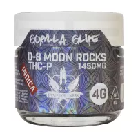 Hemp Wellness - D8+THC-P Moonrocks Flower 4G - Gorilla Glue - Indica