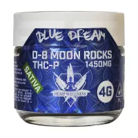 Hemp Wellness - D8+THC-P Moonrocks Flower 4G - Blue Dream - Sativa