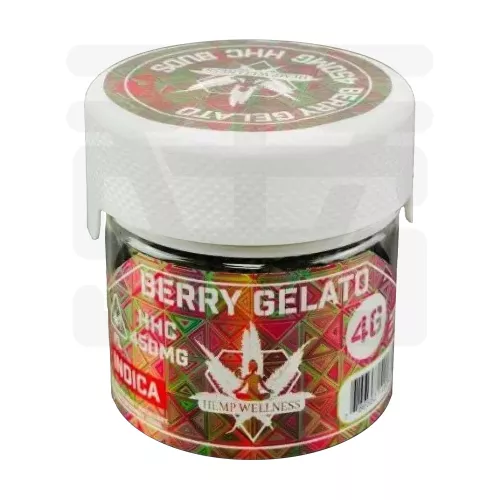 Hemp Wellness - HHC CBN Flower 4G - Berry Gelato - Indica