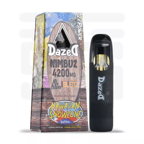 DazeD - Nimbuz Blenz Disposable 4200mg - Hawaiian Snowcone - Sativa