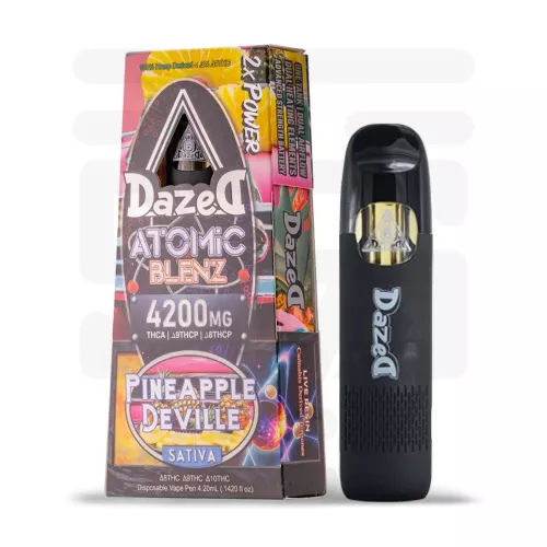 DazeD - Atomic Blenz Disposable 4200mg - Pineapple Deville - Sativa