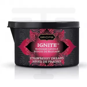 Kama Sutra - Ignite Massage Soy Candle - Strawberry Dreams