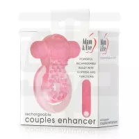 Adam & Eve - Couples Enhancer Rechargeable Cock Ring - Pink