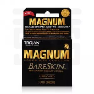 Trojan - Magnum Bareskin Condoms - Pack of 3