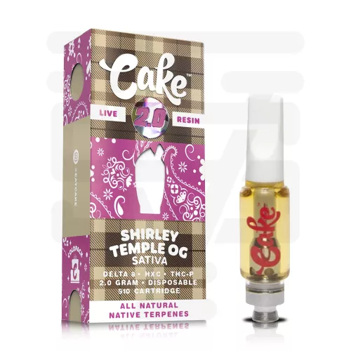 Cake - Coldpack Live Resin Cartridge 2g - Sativa - Shirley Temple OG