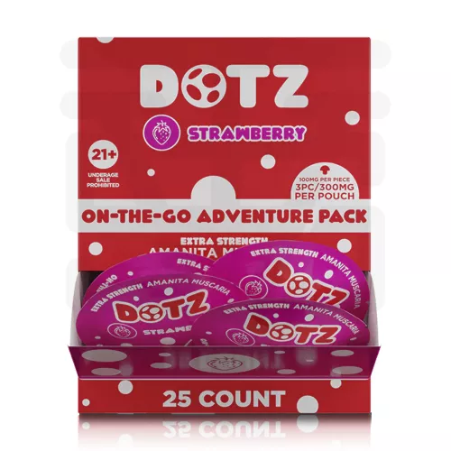 Dotz - On The Go Mushroom Gummies - Strawberry