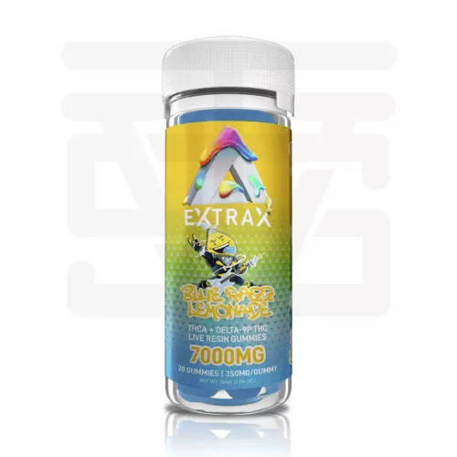 Extrax - Adios Blend Gummies 7000mg - Blue Razz Lemonade