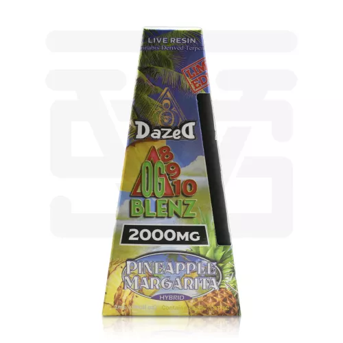 DazeD 8 - OG Blenz Disposable 2000mg - Hybrid - Pineapple Margarita