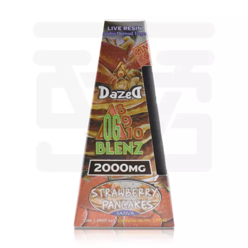 DazeD 8 - OG Blenz Disposable 2000mg - Sativa - Strawberry Pancake