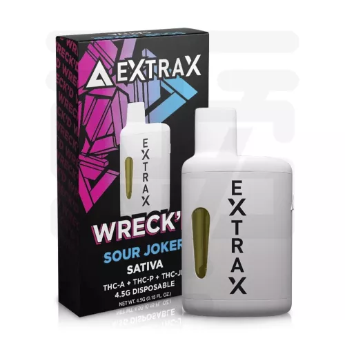 Extrax - Wreck’d Premium 4.5g Disposable - Sativa - Sour Jocker