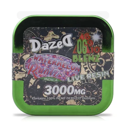 DazeD 8 - Dabs OG Blenz 3g - Indica - Watermelon Runtz