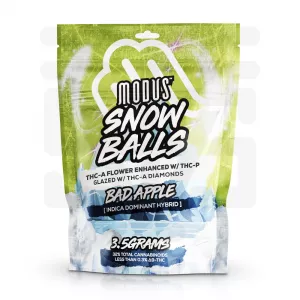 Modus - Snow Balls THC-A Flower 3.5g - Bad Apple - Indica
