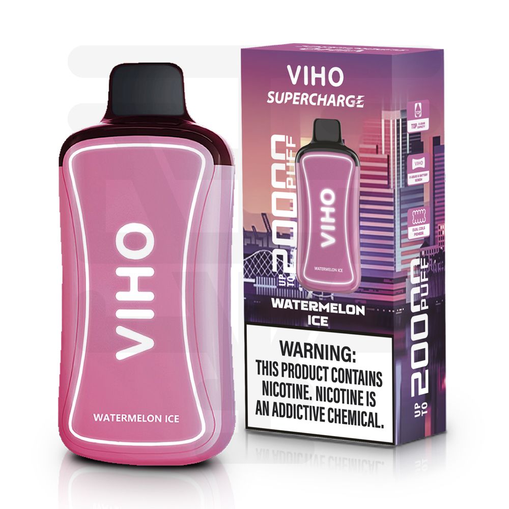 WATERMELON ICE Viho Supercharge 0% Nicotine - VIHO TRX