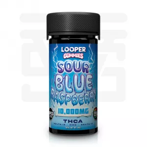 LOOPER - Looper THC-A Gummies 10000mg - Sour Blue Raspberry