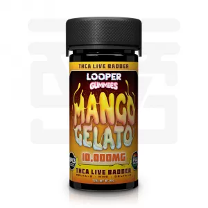 LOOPER - Looper THC-A Live Badder Gummies 10000mg - Mango Gelato