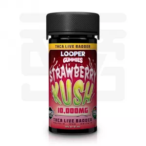 LOOPER - Looper THC-A Live Badder Gummies 10000mg - Strawberry Kush