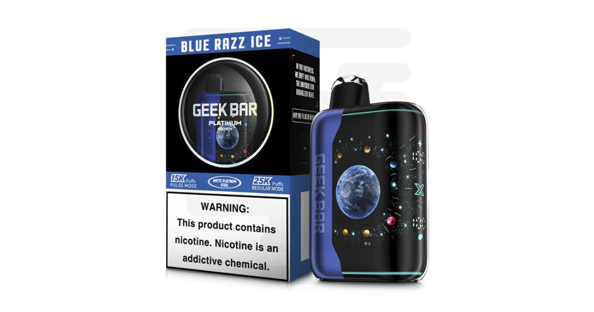 Geek Bar Pulse X Vape | Blue Razz Ice | El Paso TX