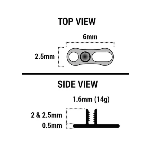Sterilized Titanium - Dermal Base Plate