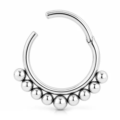 Surgical Steel Hinged Segment Ring