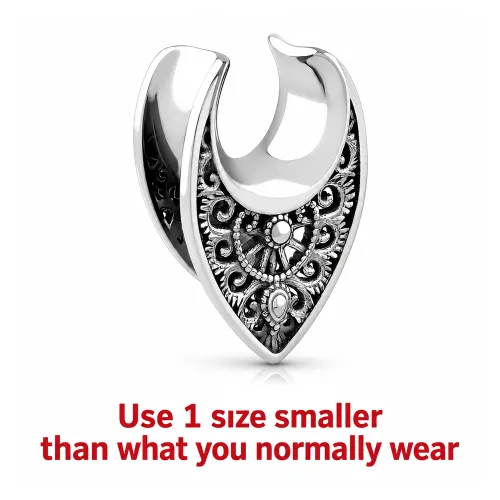 Surgical Steel Half Tunnel 014 - Gauge 10mm (00G)