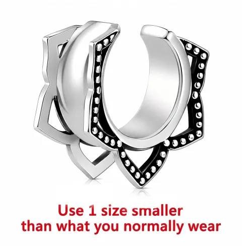 Surgical Steel Half Tunnel 001 - Gauge 12 mm (1/2