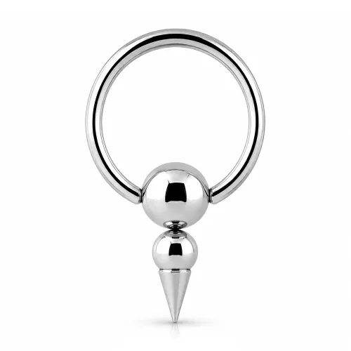 Surgical Steel Cone Pendulum For Ball Closure Ring - Diameter 10mm