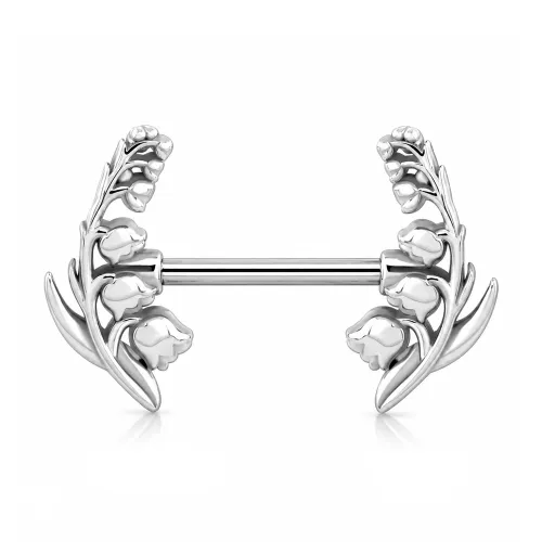 Surgical Steel Nipple Piercing Internal Threaded Bar - Length 14mm (9/16″)