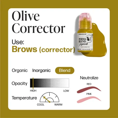 Perma Blend - Olive Corrector 1/2 oz