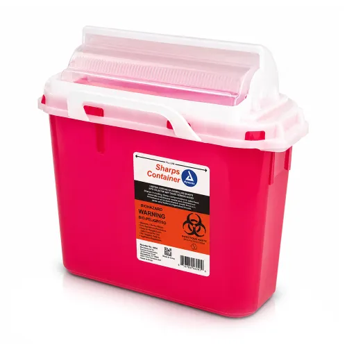 Dynarex - Sharps Container 5.4 Qt. - Single