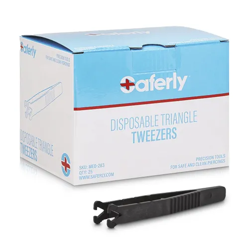 Saferly - Sterilized Triangle Tweezers