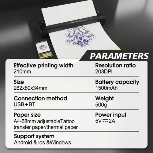 Tattoo Stencil Printer M8