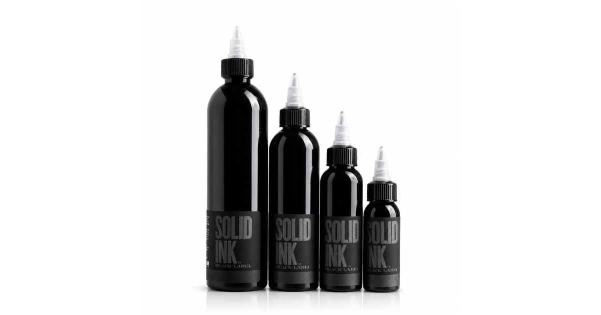 Solid Innk Solid Ink Heavy Black | Intense Black Tattoo Ink