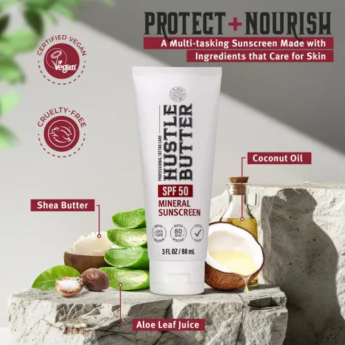 Hustle Butter - Mineral Sunscreen Lotion - 3 oz