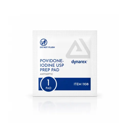 Dynarex - Povidone Iodine Prep Pad 100pcs Medium - Single