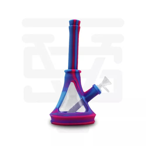 10'' Silicone Beaker Water Pipe H77