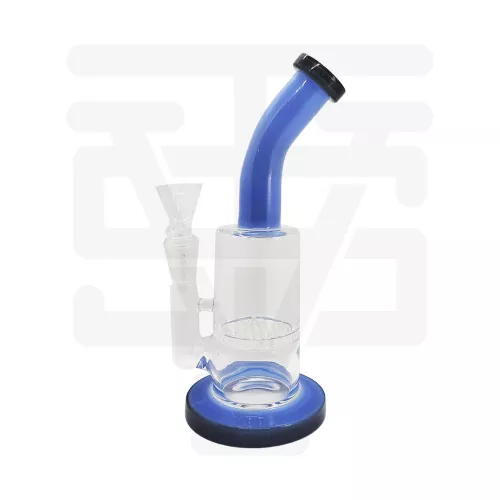 8” Color Tube Neck Honeycomb Water Pipe