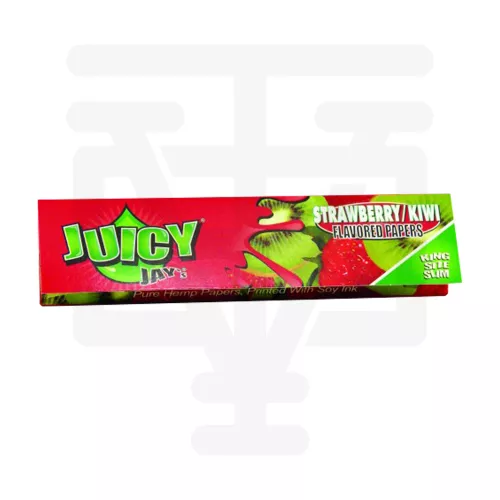 Juicy Jay's - Rolling Paper Strawberry Kiwi - King Size Slim