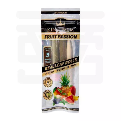 King Palm - 2 Mini Rolls 1G Fruit Passion
