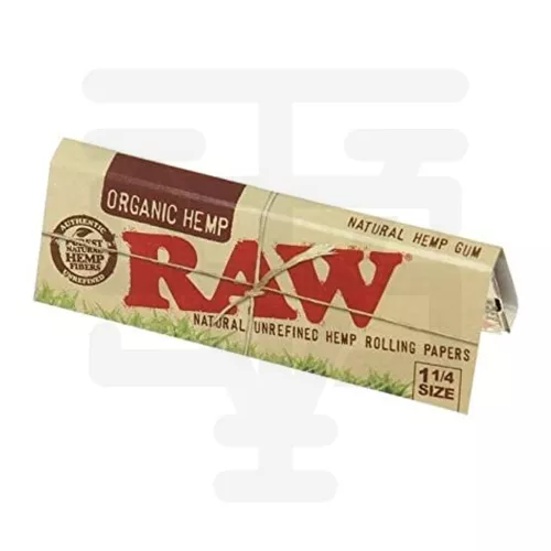 RAW - Rolling papers Organic Hemp 1 1/4