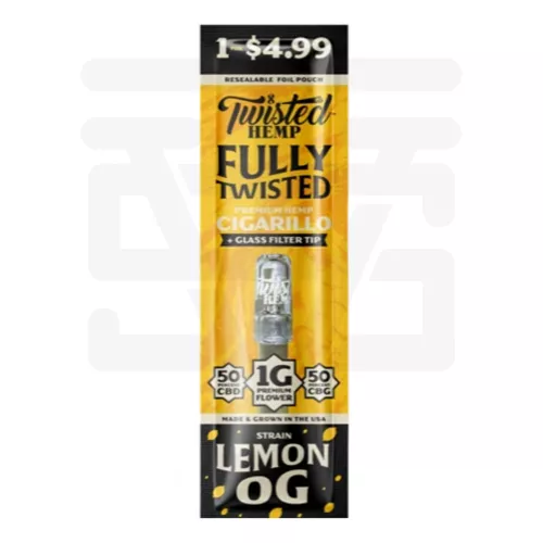 Twisted Hemp - Fully Twisted Hemp Cigarrillo Lemon OG
