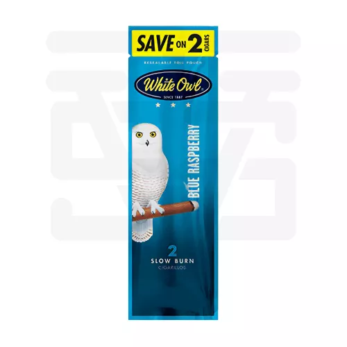 White Owl - Slow Burn Cigarrillos - Blue Raspberry